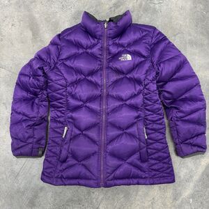 The North Face Jacket Girls Large 14/16 550 Down Insulated Puffer Quilted